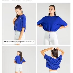 Women's Best WearPOWER CROP TOP Royal Blue
